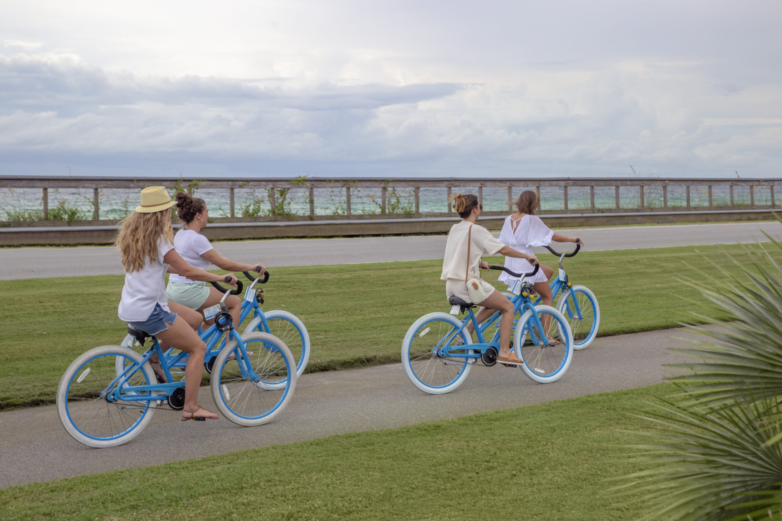 People riding bikes at South Walton