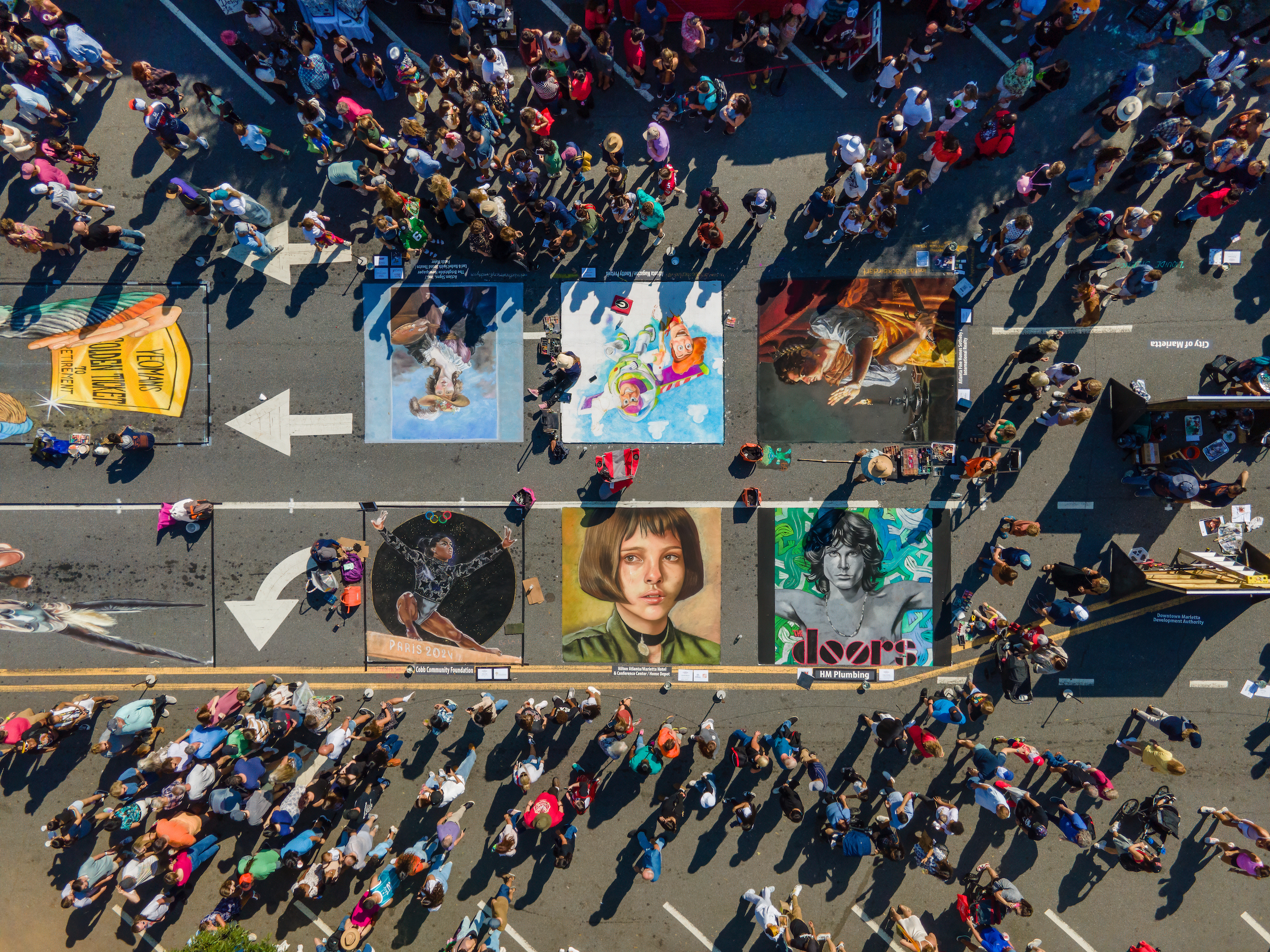 Chalktoberfest in Marietta, Georgia