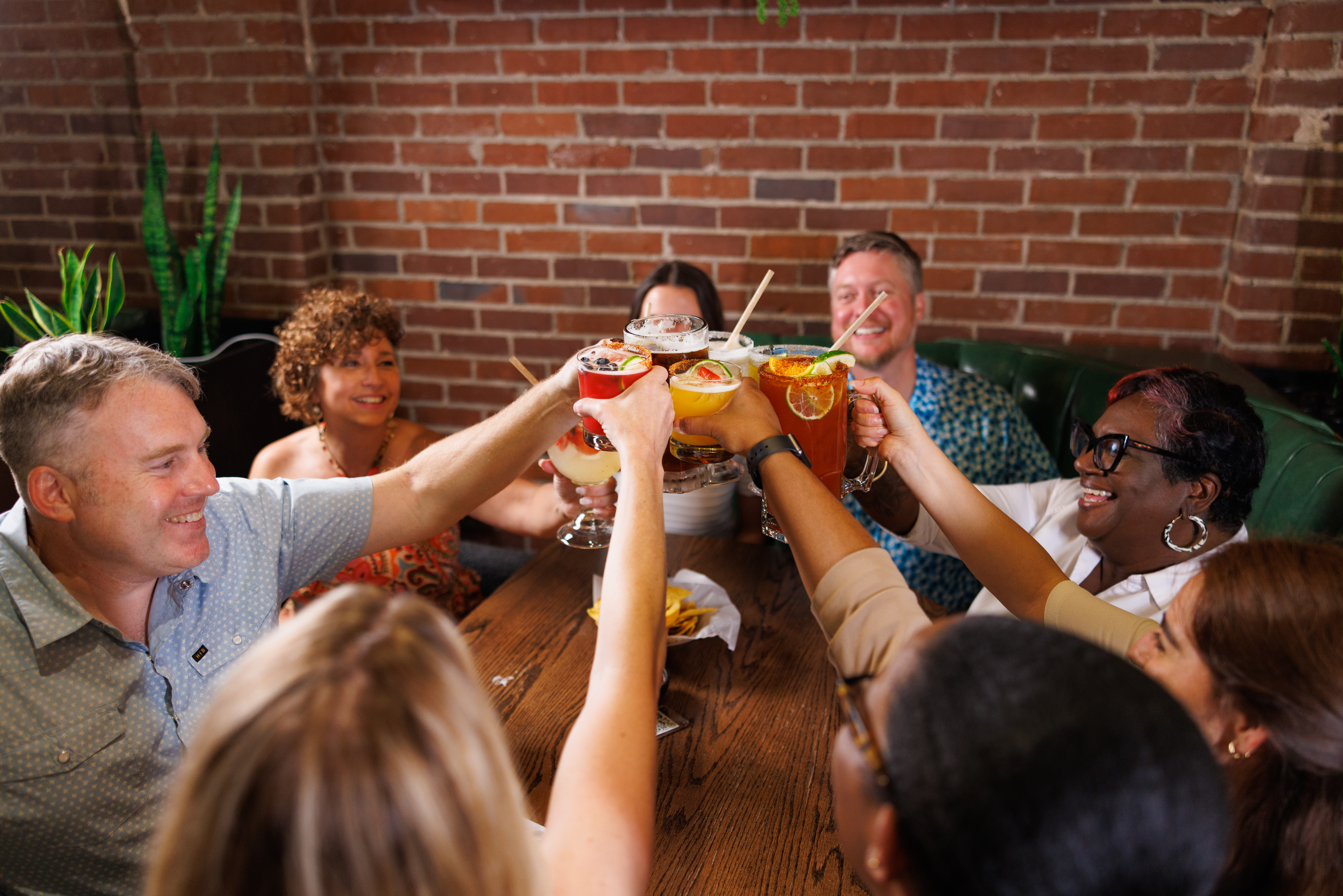 Having a drink in Marietta, Georgia